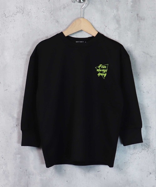 THE CASUAL(カジュアル)の「ビッグシルエットプリントトレーナー キッズ(スウェット・キッズ・ホワイト系/ブラック系/ブラック系2/杢グレー/ブラック系1/カーキ/オフホワイト/チャコール/ブラック/ベージュ系/ネイビー/グリーン系/ブラック系4/ブルー系/ミント/ベージュ/ブラック系3/オートミール・130cm/120cm/150cm/110cm/160cm/140cm)」の19枚目の写真