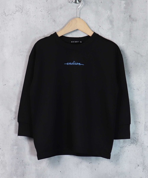 THE CASUAL(カジュアル)の「ビッグシルエットプリントトレーナー キッズ(スウェット・キッズ・ホワイト系/ブラック系/ブラック系2/杢グレー/ブラック系1/カーキ/オフホワイト/チャコール/ブラック/ベージュ系/ネイビー/グリーン系/ブラック系4/ブルー系/ミント/ベージュ/ブラック系3/オートミール・130cm/120cm/150cm/110cm/160cm/140cm)」の20枚目の写真