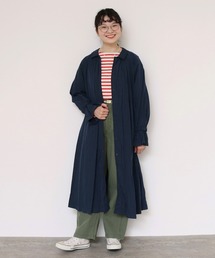 ☆ナイロンタフタ伊吹染め ギャザーコート