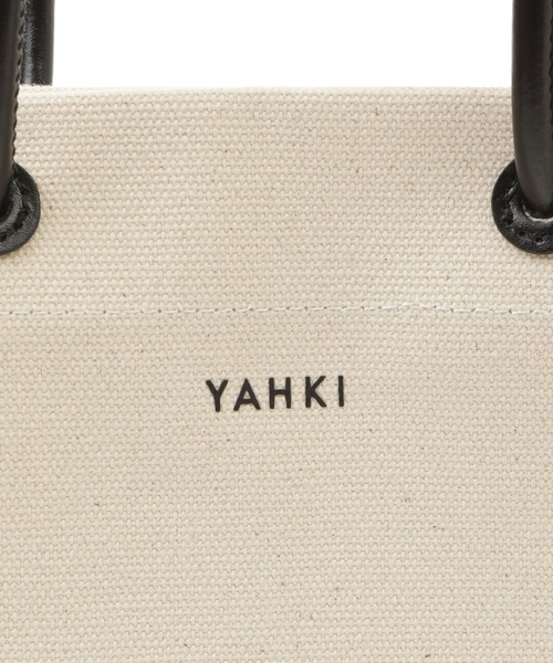YAHKI（ヤーキ）の「＜YAHKI (ヤーキ)＞トートバッグ（トートバッグ・レディース・ブラック/ベージュ・FREE）」の7枚目の写真