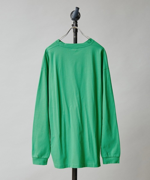 re_k by JUNRED(レクバイジュンレッド)の「【 re_k by JUNRED 】オーバーデイジーBIGロングスリーブTee(Tシャツ/カットソー・メンズ・ホワイト/チャコールグレー/グリーン・LL/S/M/L)」の22枚目の写真