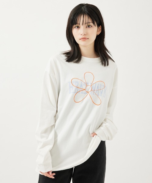 re_k by JUNRED(レクバイジュンレッド)の「【 re_k by JUNRED 】オーバーデイジーBIGロングスリーブTee(Tシャツ/カットソー・メンズ・ホワイト/チャコールグレー/グリーン・LL/S/M/L)」の15枚目の写真