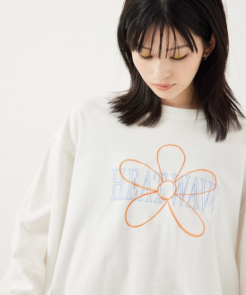 re_k by JUNRED(レクバイジュンレッド)の「【 re_k by JUNRED 】オーバーデイジーBIGロングスリーブTee(Tシャツ/カットソー・メンズ・ホワイト/チャコールグレー/グリーン・LL/S/M/L)」の17枚目の写真
