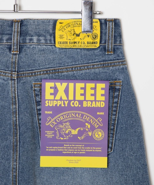 EXIEEE（イグジー）の「レギュラーデニムパンツ（デニムパンツ・レディース・ブラック/ブルー・MEDIUM/LARGE/X-LARGE/SMALL）」の14枚目の写真