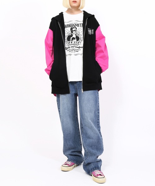 EXIEEE（イグジー）の「レギュラーデニムパンツ（デニムパンツ・レディース・ブラック/ブルー・MEDIUM/LARGE/X-LARGE/SMALL）」の4枚目の写真