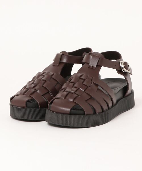 minia(ミニア)の「厚底グルカスポサン ◇(サンダル・レディース・アイボリー/ブラック/ブラウン・S/M/L)」の6枚目の写真