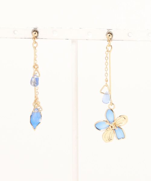 倭物やカヤ(ワモノヤカヤ)の「【倭物やカヤ】花冥利ピアス(ピアス(両耳用)・レディース・イエロー/ブルー/桜・FREE)」の2枚目の写真