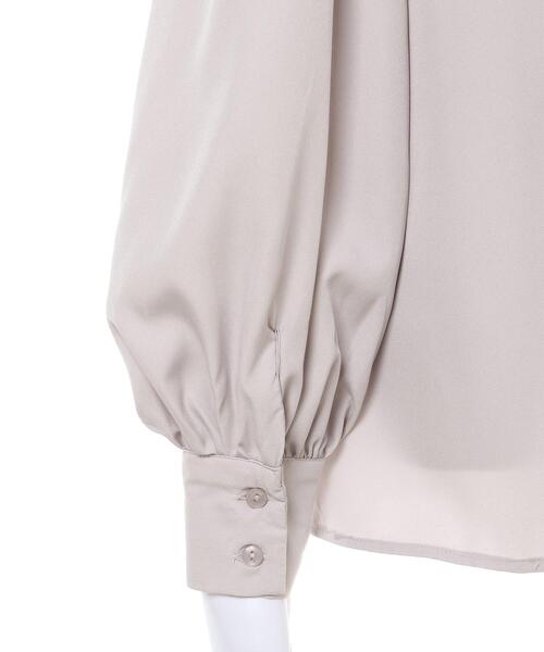 INGNI（イング）の「BIGフリルカラー／ブラウス（シャツ/ブラウス・レディース・オフホワイト/グレー/ブラック・M）」の10枚目の写真