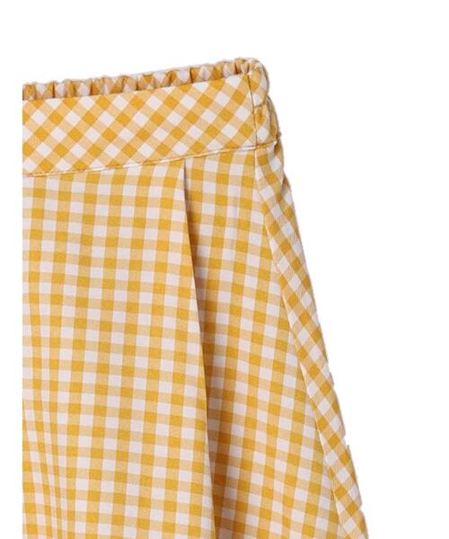 Green　Parks（グリーンパークス）の「・novem9 ギンガムチェックフレアスカート（スカート・レディース・グリーン/オレンジ/ブラック/イエロー・FREE）」の19枚目の写真