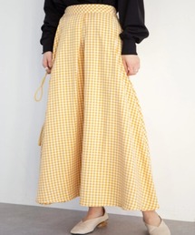 Green　Parks | ・novem9 ギンガムチェックフレアスカート(スカート)