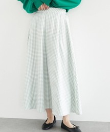 Green　Parks | ・novem9 ギンガムチェックフレアスカート(スカート)