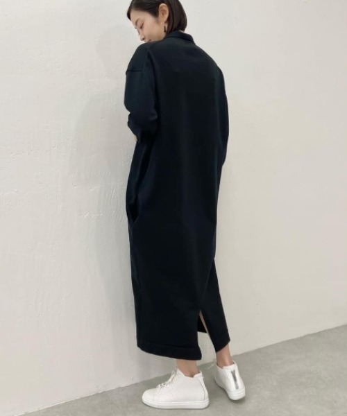 BEARDSLEY（ビアズリー）の「ビッグポロワンピース（シャツワンピース・レディース・ブラック・FREE）」の11枚目の写真