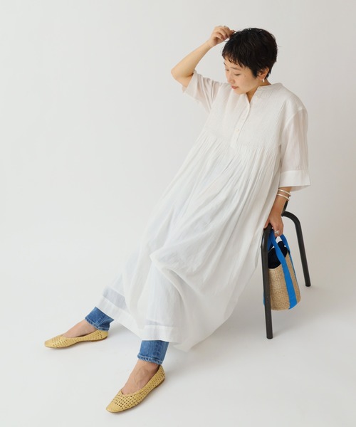 コットンボイルピンタックシャツワンピース シャツワンピース Iena イエナ のファッション通販 Zozotown