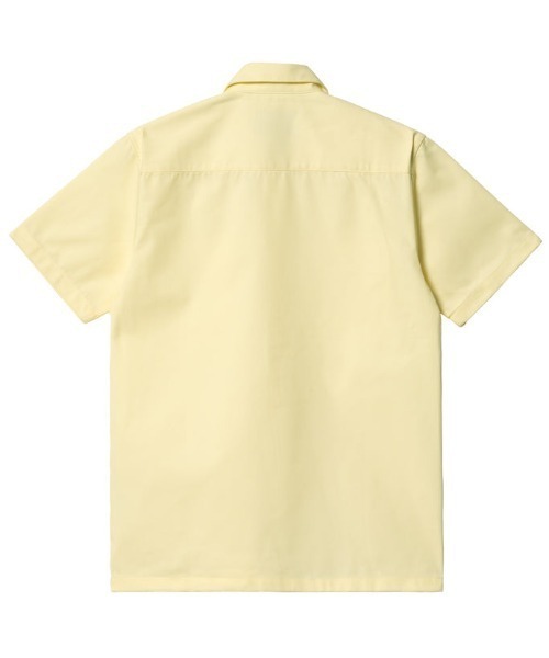 Carhartt WIP(カーハートダブリューアイピー)の「Carhartt WIP/カーハートダブリューアイピー 半袖シャツ レギュラーフィット レギュラーカラー 無地 I027580(シャツ/ブラウス・メンズ・ベージュ/ブラック/イエロー・L/XL/M/S)」の10枚目の写真