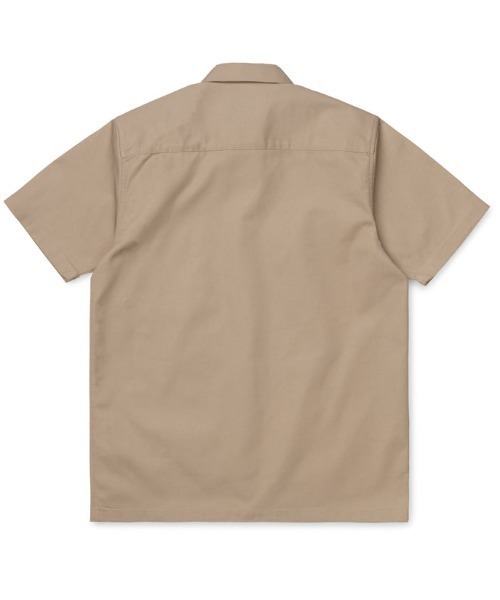 Carhartt WIP(カーハートダブリューアイピー)の「Carhartt WIP/カーハートダブリューアイピー 半袖シャツ レギュラーフィット レギュラーカラー 無地 I027580(シャツ/ブラウス・メンズ・ベージュ/ブラック/イエロー・L/XL/M/S)」の9枚目の写真