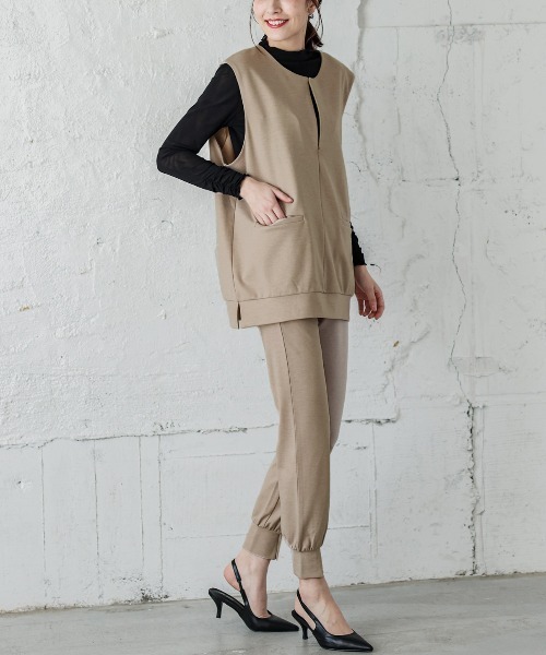 SUGAR BISKET(シュガービスケット)の「ライトダンボールセットアップ(セットアップ・レディース・ブラック/ベージュ/ブラウン/グレー・M/L)」の7枚目の写真