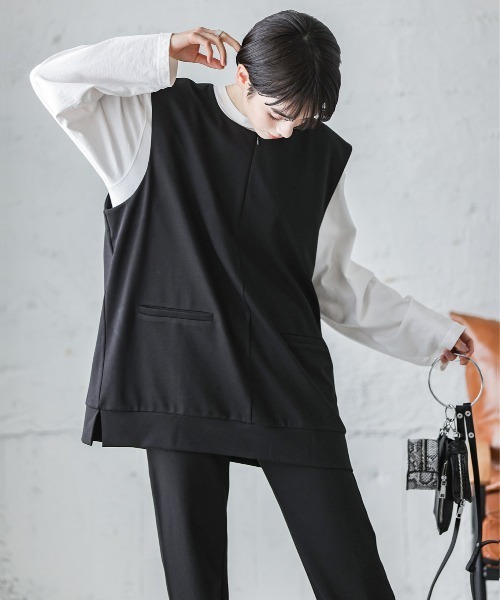 SUGAR BISKET(シュガービスケット)の「ライトダンボールセットアップ(セットアップ・レディース・ブラック/ベージュ/ブラウン/グレー・M/L)」の11枚目の写真