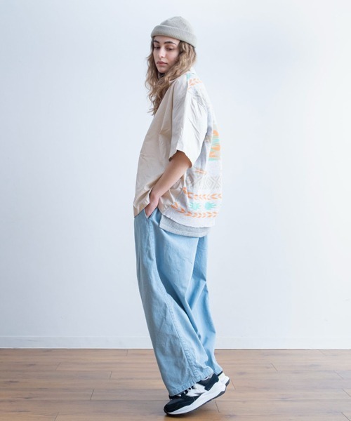 Universal Style Wear(ユニバーサルスタイルウェア)の「Universal Style Wear ナバホ ジャカード シャツ(シャツ/ブラウス・メンズ・オフホワイト/ブラック/カーキ系/ライトベージュ・MEDIUM/LARGE/X-LARGE)」の12枚目の写真