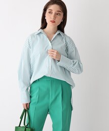 OPAQUE.CLIP | ◆【SHIRT OPAQUE．CLIP】バックフリルシャツ(シャツ/ブラウス)