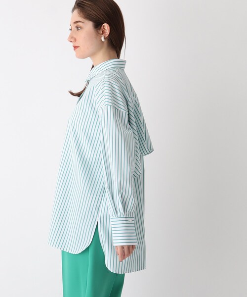 OPAQUE.CLIP（オペークドットクリップ）の「◆【SHIRT OPAQUE．CLIP】バックフリルシャツ（シャツ/ブラウス・レディース・ホワイト系/ライトブルー/ブラック系2/グリーン系その他4・42/40/38）」の6枚目の写真