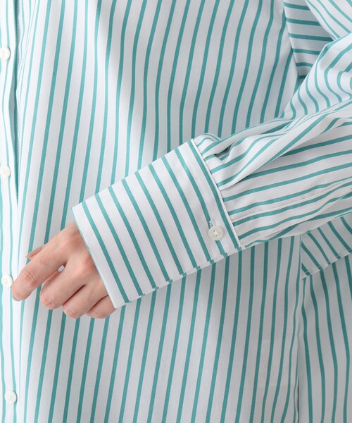 OPAQUE.CLIP（オペークドットクリップ）の「◆【SHIRT OPAQUE．CLIP】バックフリルシャツ（シャツ/ブラウス・レディース・ホワイト系/ライトブルー/ブラック系2/グリーン系その他4・42/40/38）」の9枚目の写真