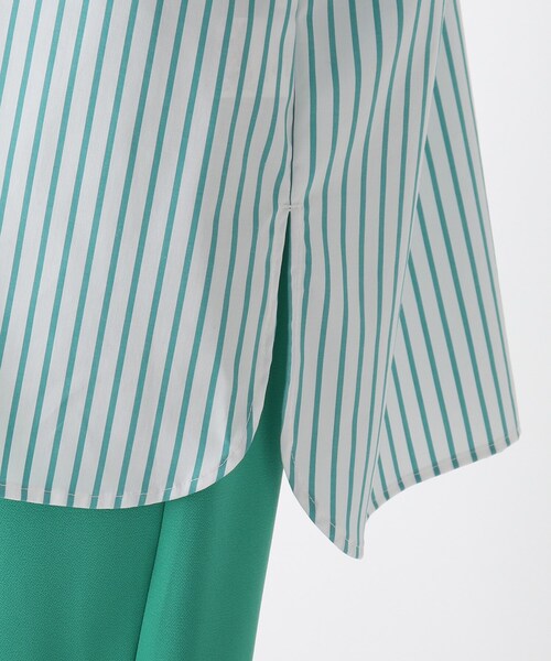 OPAQUE.CLIP（オペークドットクリップ）の「◆【SHIRT OPAQUE．CLIP】バックフリルシャツ（シャツ/ブラウス・レディース・ホワイト系/ライトブルー/ブラック系2/グリーン系その他4・42/40/38）」の10枚目の写真