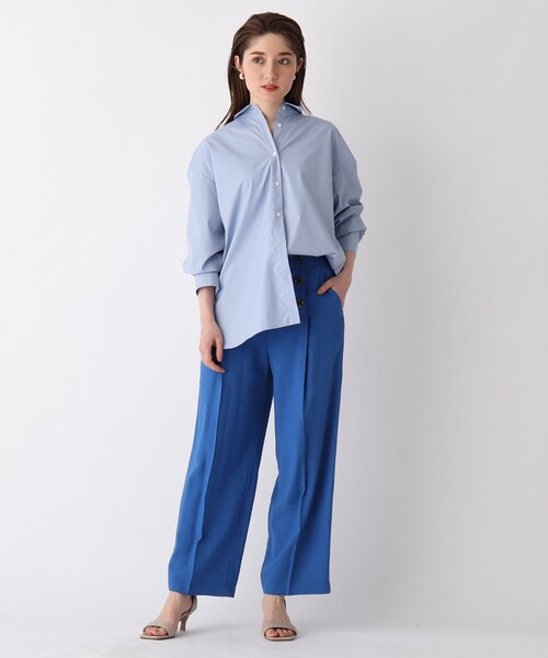 OPAQUE.CLIP（オペークドットクリップ）の「◆【SHIRT OPAQUE．CLIP】バックフリルシャツ（シャツ/ブラウス・レディース・ホワイト系/ライトブルー/ブラック系2/グリーン系その他4・42/40/38）」の17枚目の写真