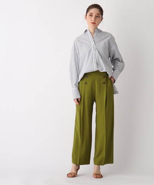 OPAQUE.CLIP（オペークドットクリップ）の「◆【SHIRT OPAQUE．CLIP】バックフリルシャツ（シャツ/ブラウス・レディース・ホワイト系/ライトブルー/ブラック系2/グリーン系その他4・42/40/38）」の20枚目の写真