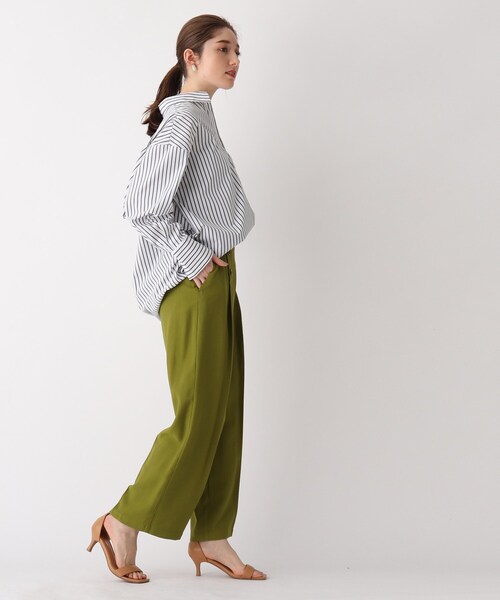 OPAQUE.CLIP（オペークドットクリップ）の「◆【SHIRT OPAQUE．CLIP】バックフリルシャツ（シャツ/ブラウス・レディース・ホワイト系/ライトブルー/ブラック系2/グリーン系その他4・42/40/38）」の21枚目の写真