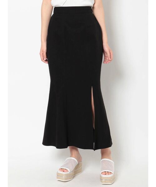 MURUA（ムルーア）の「サイドスリットマーメイドスカート（スカート・レディース・ブラック/グリーン/アイボリー・1/2）」の12枚目の写真