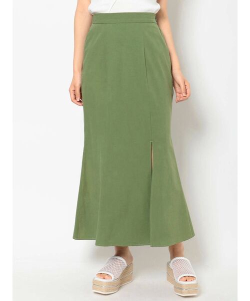 MURUA（ムルーア）の「サイドスリットマーメイドスカート（スカート・レディース・ブラック/グリーン/アイボリー・1/2）」の13枚目の写真