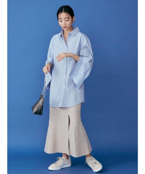 MURUA（ムルーア）の「サイドスリットマーメイドスカート（スカート・レディース・ブラック/グリーン/アイボリー・1/2）」の16枚目の写真