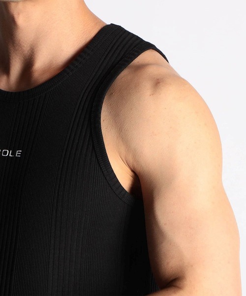 NICOLE CLUB FOR MEN（ニコルクラブフォーメン）の「ロゴプリントタンクトップ（タンクトップ・メンズ・ホワイト/ホワイト×ブラック/ネイビー/トップグレー/ブラック・LARGE/MEDIUM）」の11枚目の写真