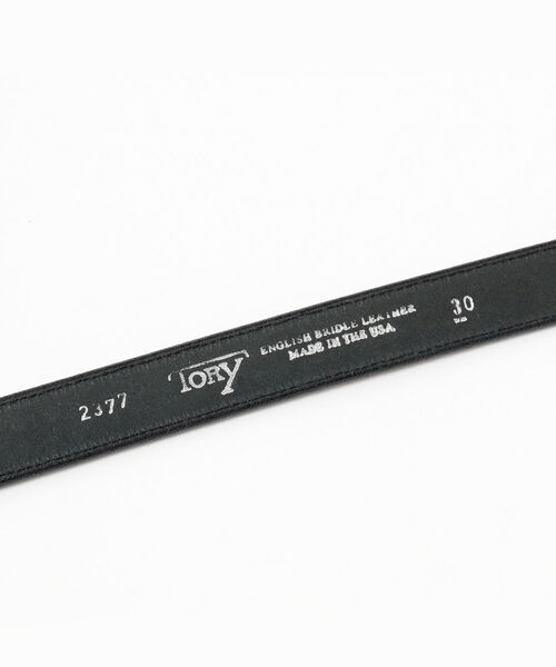 TORY LEATHER（トリーレザー）の「TORY LEATHER/ Leather Cincher Belt（ベルト・メンズ・ブラック・32inch/30inch/34inch）」の4枚目の写真