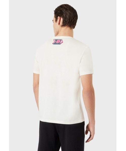 エンポリオアルマーニ Tシャツ ホワイト 211818 2R468 78710 楽天市場】EMPORIO ARMANI エンポリオアルマーニ Tシャツ 211818