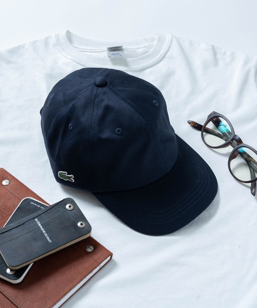 LACOSTE（ラコステ）の「【LACOSTE】ラコステクロコダイルアイコンローキャップ Side Crocodile CAP（キャップ・メンズ・ホワイト/ブラック/ベージュ/ネイビー/カーキ・FREE）」の5枚目の写真