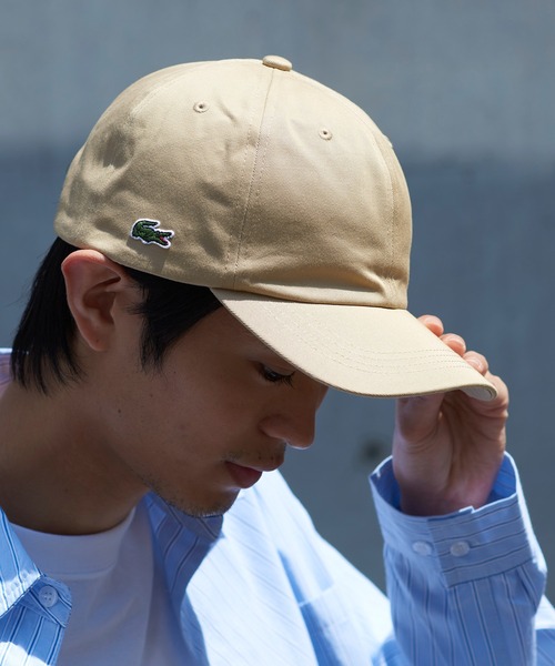 LACOSTE（ラコステ）の「【LACOSTE】ラコステクロコダイルアイコンローキャップ Side Crocodile CAP（キャップ・メンズ・ホワイト/ブラック/ベージュ/ネイビー/カーキ・FREE）」の18枚目の写真