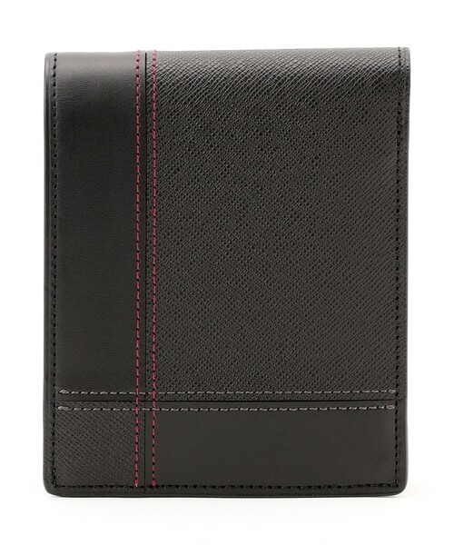 クレストブリッジ◇カラーステッチパッチワークレザーロングウォレット BLACK LABEL CRESTBRIDGE（ブラックレーベル・クレストブリッジ）の