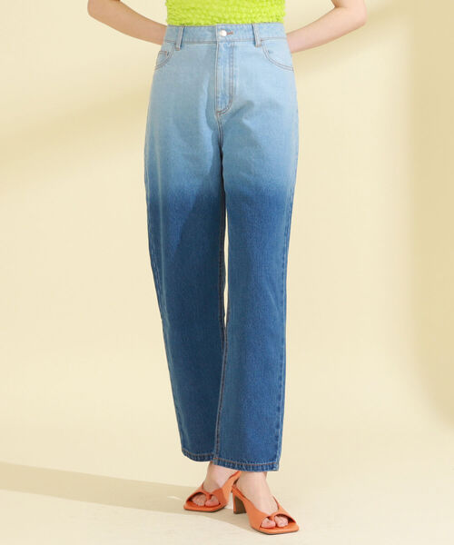 Ray BEAMS（レイビームス）の「Ray BEAMS / グラデーション デニムパンツ（デニムパンツ・レディース・ブラック/ブルー系その他4・1/0）」の4枚目の写真