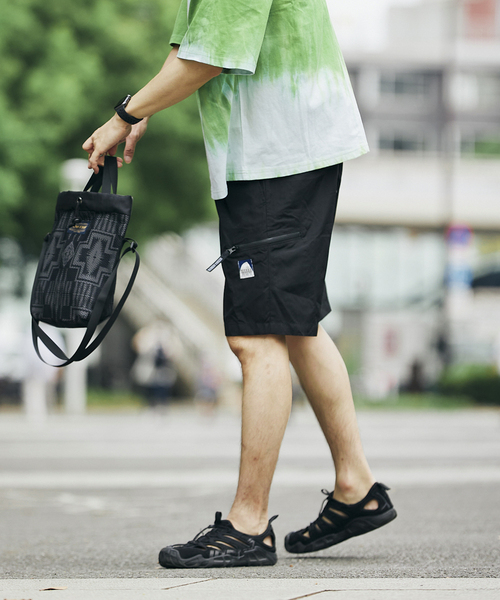 SIERRA DESIGNS（シェラデザイン）の「【SIERRA DESIGNS / シェラデザイン】別注 RAIN SHORTS/ショーツ（その他パンツ・メンズ・ブラック/ネイビー/グリーン・MEDIUM/LARGE）」の10枚目の写真