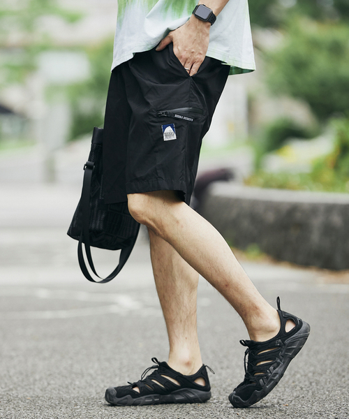 SIERRA DESIGNS（シェラデザイン）の「【SIERRA DESIGNS / シェラデザイン】別注 RAIN SHORTS/ショーツ（その他パンツ・メンズ・ブラック/ネイビー/グリーン・MEDIUM/LARGE）」の12枚目の写真