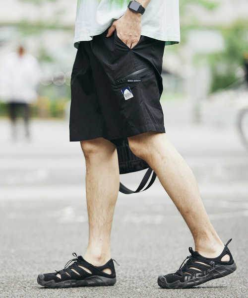 SIERRA DESIGNS（シェラデザイン）の「【SIERRA DESIGNS / シェラデザイン】別注 RAIN SHORTS/ショーツ（その他パンツ・メンズ・ブラック/ネイビー/グリーン・MEDIUM/LARGE）」の13枚目の写真