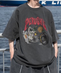 Perushu | ヴィンテージライク宇宙飛行士Tシャツ(Tシャツ/カットソー)