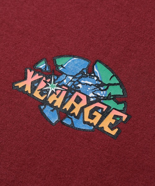 XLARGE(エクストララージ)の「CRASH WORLD S/S TEE/グラフィック 半袖 Tシャツ(Tシャツ/カットソー・メンズ・ブラック/バーガンディー/ホワイト・M/S/L/XL)」の8枚目の写真
