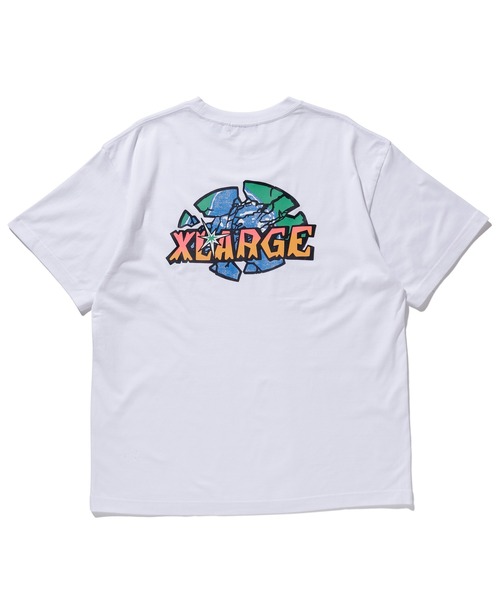 XLARGE(エクストララージ)の「CRASH WORLD S/S TEE/グラフィック 半袖 Tシャツ(Tシャツ/カットソー・メンズ・ブラック/バーガンディー/ホワイト・M/S/L/XL)」の12枚目の写真