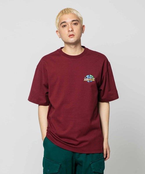 XLARGE(エクストララージ)の「CRASH WORLD S/S TEE/グラフィック 半袖 Tシャツ(Tシャツ/カットソー・メンズ・ブラック/バーガンディー/ホワイト・M/S/L/XL)」の15枚目の写真