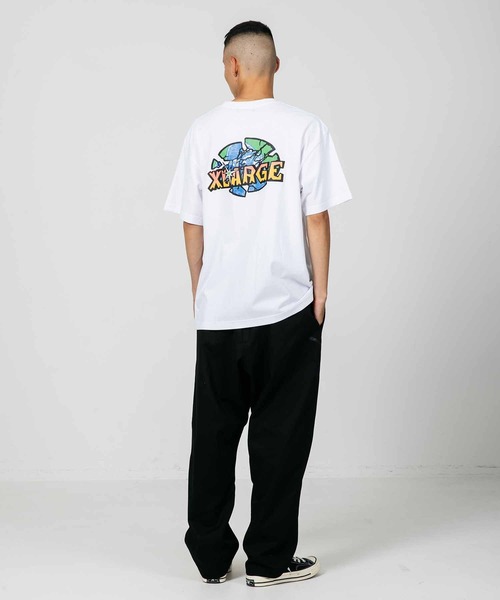 XLARGE(エクストララージ)の「CRASH WORLD S/S TEE/グラフィック 半袖 Tシャツ(Tシャツ/カットソー・メンズ・ブラック/バーガンディー/ホワイト・M/S/L/XL)」の17枚目の写真