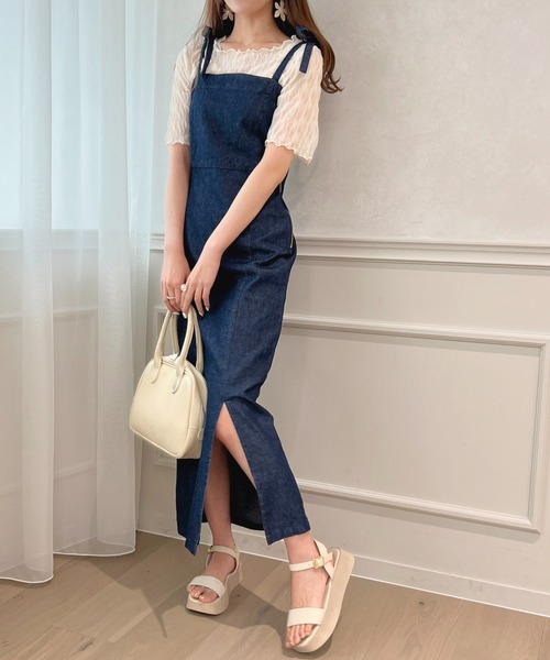 apres jour(アプレジュール)の「シアージャガード+インナーSET【ZOZOTOWN限定アイテム】(Tシャツ/カットソー・レディース・オフホワイト/アイボリー/ブラック・X-LARGE/フリー)」の6枚目の写真