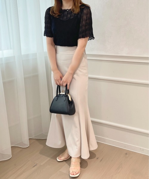 apres jour(アプレジュール)の「シアージャガード+インナーSET【ZOZOTOWN限定アイテム】(Tシャツ/カットソー・レディース・オフホワイト/アイボリー/ブラック・X-LARGE/フリー)」の19枚目の写真