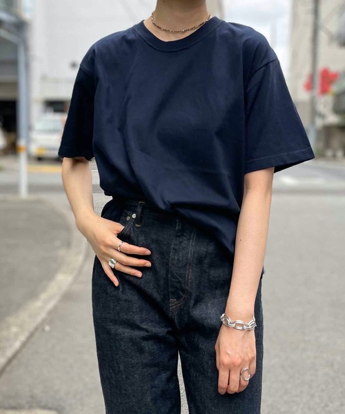 Printstar(プリントスター)の「Printstar / 7.4オンス スーパーヘビーTシャツ / 00148-HVT(Tシャツ/カットソー・レディース・ホワイト/ブラック/ネイビー/グレー・SMALL/MEDIUM/LARGE/X-LARGE/XX-LARGE/X-SMALL)」の4枚目の写真